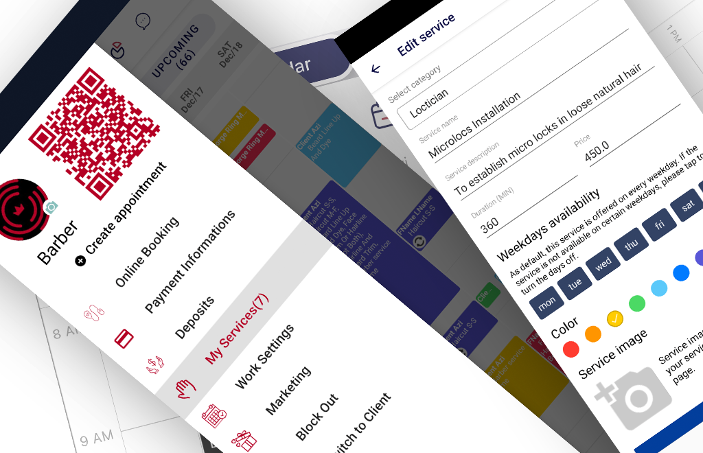Barber booking app